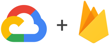 Logotipos do Google Cloud e do Firebase