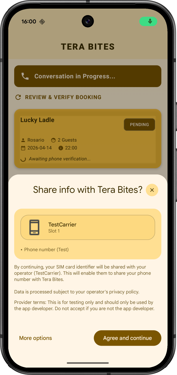 Firebase PNV pop-up iletişim kutusu